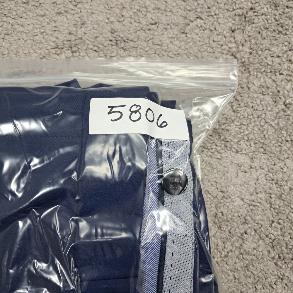 Ballin Comfort-EZE Mens Navy‎ Blue 100 Wool Dress Pants Made in Canada 42x26 - Picture 12 of 12